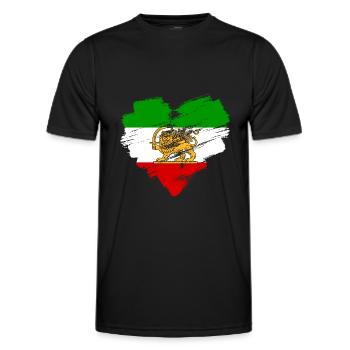 Persia - Men's Functional T-Shirt - black - Front - AI Model Male 178 dark (178cm)