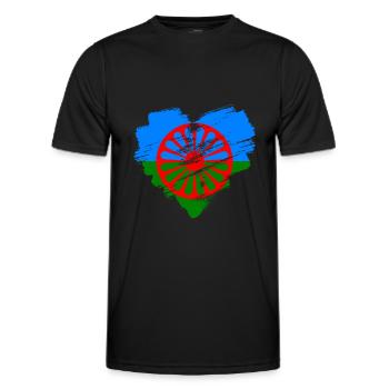 Roma - Männer Funktions-T-Shirt - Schwarz - Vorne - AI Model Male 178 dark (178cm)