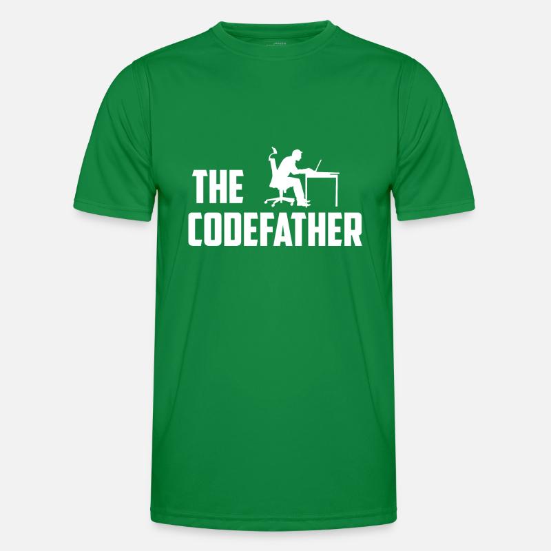 The Codefather Programmer Coder Developer Software Männer Funktions-T-Shirt