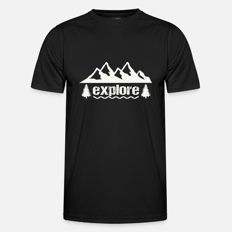 explore - Men's Functional T-Shirt - black