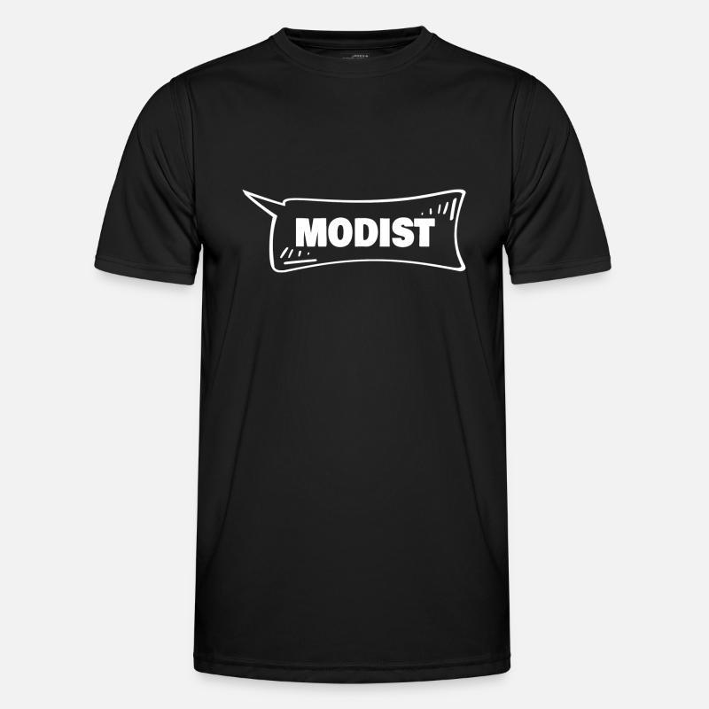 Speech Bubble Modist - Men's Functional T-Shirt - black