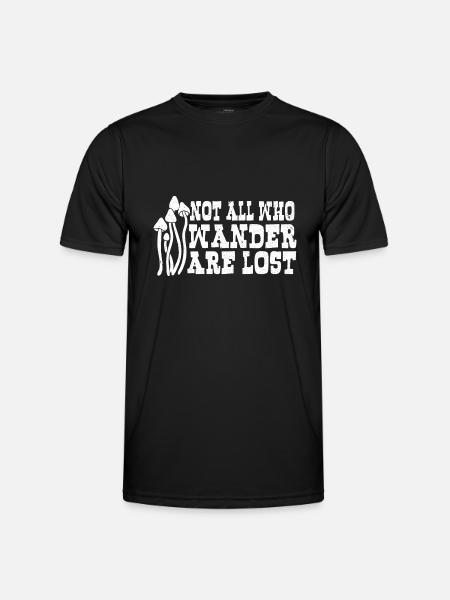 Mushrooms mushroom picker Mushroom picker - Men's Functional T-Shirt - black