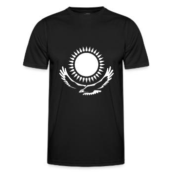 Kazakhstan Republic gift Kazakh Kazakh - Men's Functional T-Shirt - black - Front - AI Model Male 178 dark (178cm)