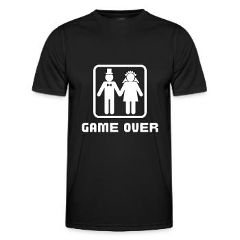 marriage - Men's Functional T-Shirt - black - Front - AI Model Male 178 dark (178cm)