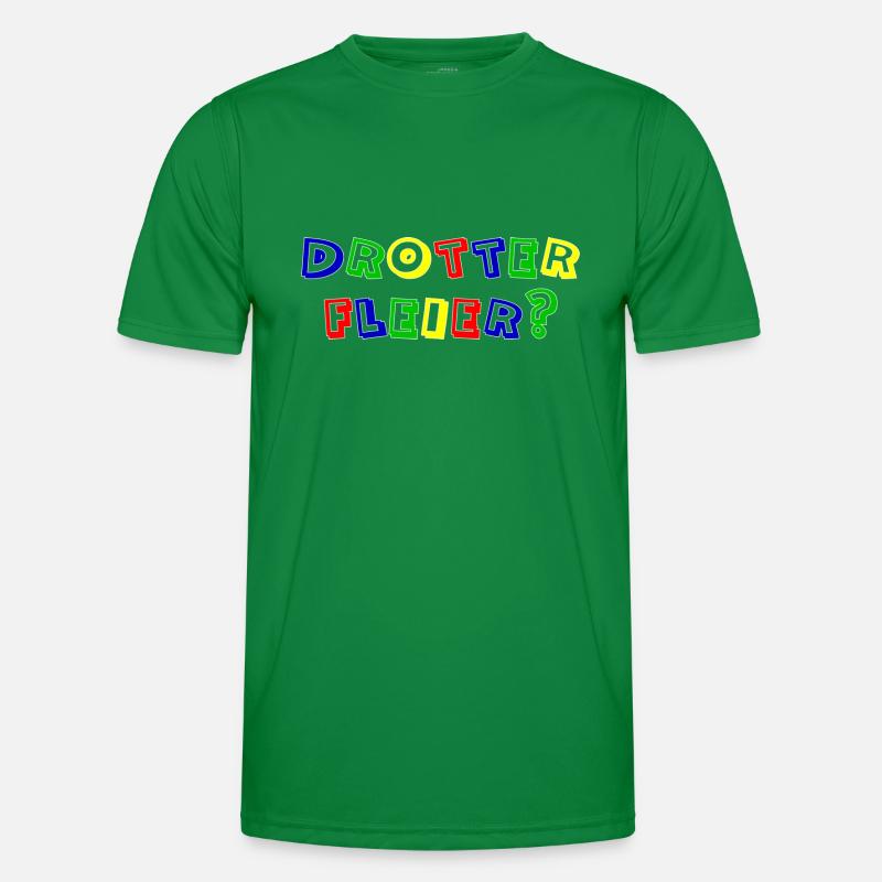 drotter fleier rand weiß Männer Funktions-T-Shirt