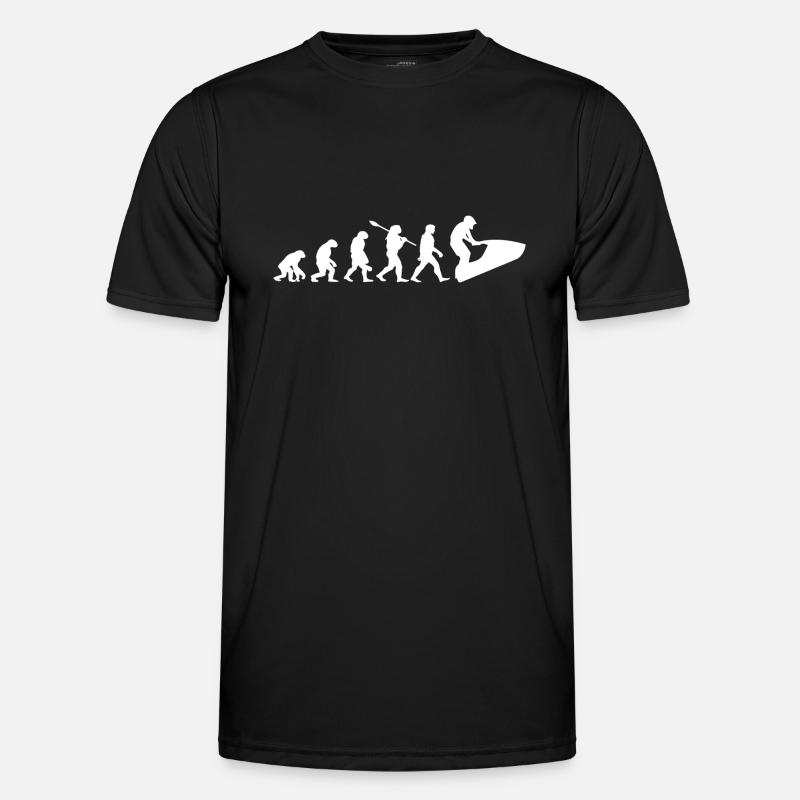 Jetski Evolution - Men's Functional T-Shirt - black
