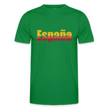 Coupe du monde en Espagne - T-shirt sport Homme - vert - Devant - AI Model Male 178 dark (178cm)