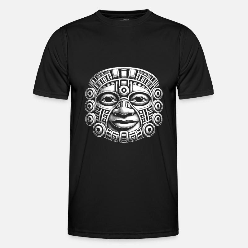 Maske - Männer Funktions-T-Shirt - Schwarz