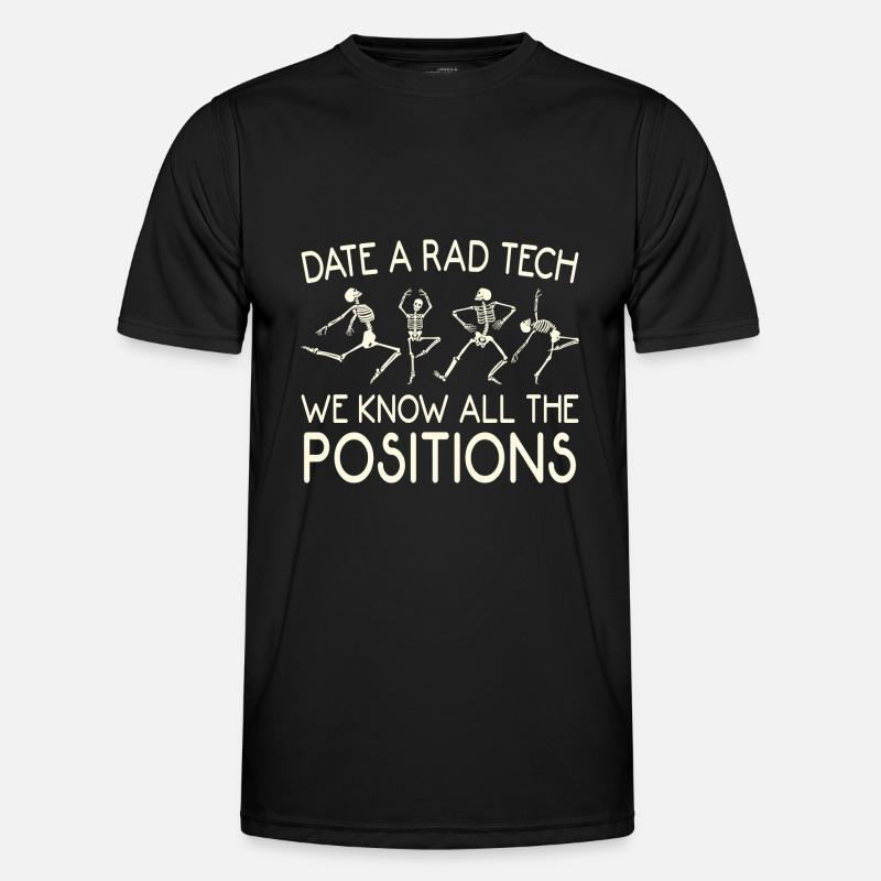 Dato en Rad Tech Vi kender alle de holdninger Funny - Funktionsshirt til herrer - sort