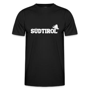 South tyrol - Men's Functional T-Shirt - black - Front - AI Model Male 178 dark (178cm)