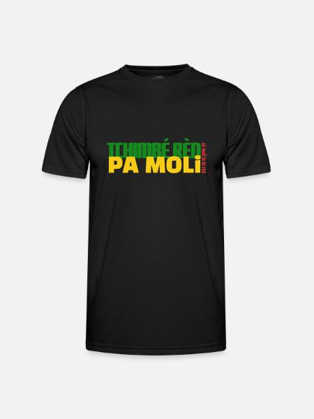 Tchimbé rèd pa moli - T-shirt sport Homme - noir