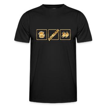 Birth Adrian - Men's Functional T-Shirt - black - Front - AI Model Male 178 dark (178cm)