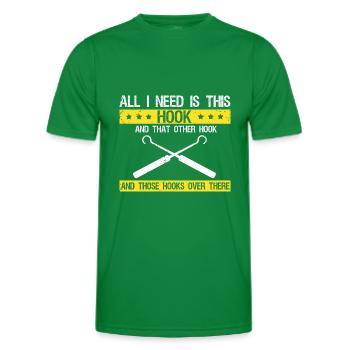 Serrure Serrure serrurerie de service serrurier - T-shirt sport Homme - vert - Devant - AI Model Male 178 dark (178cm)