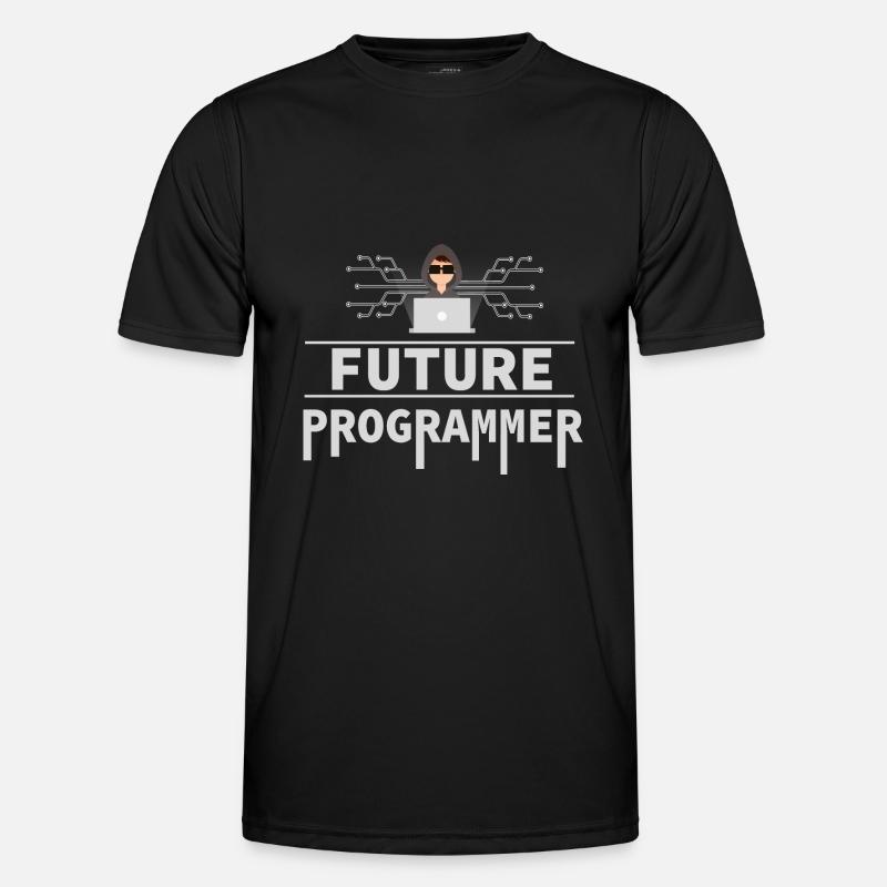 Programmierer Coder Software Entwickler - Männer Funktions-T-Shirt - Schwarz