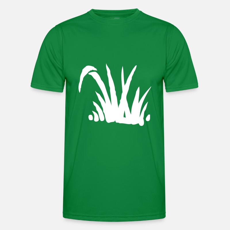 Gras Busch Männer Funktions-T-Shirt