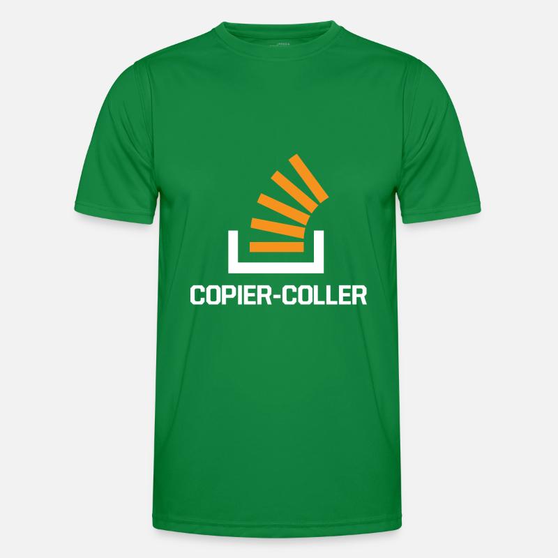 Copier Coller Programmer Software Developer Nerd G Männer Funktions-T-Shirt