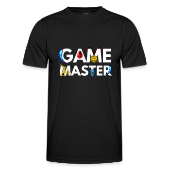 GAME MASTER DRAGONS ADVENTURES RPG - T-shirt sport Homme - noir - Devant - AI Model Male 178 dark (178cm)