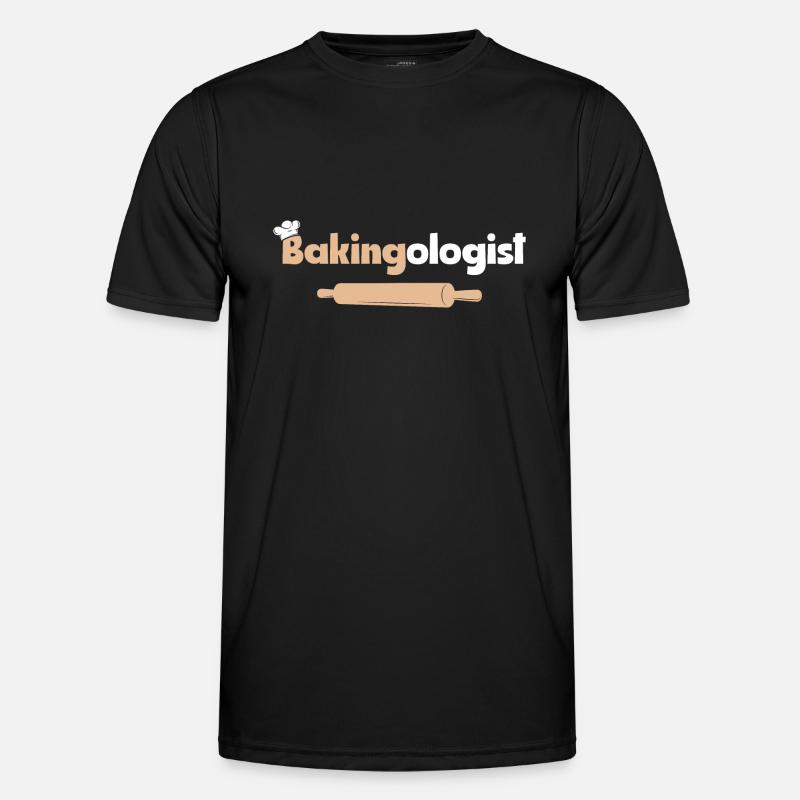 Bakingologist Baking Cake Cookie Pastry - Men's Functional T-Shirt - black