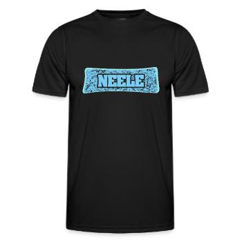 Neele comme nom - T-shirt sport Homme - noir - Devant - AI Model Male 178 dark (178cm)