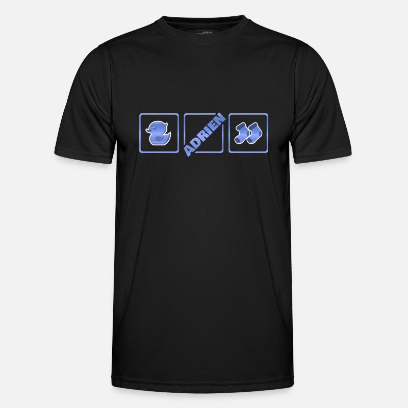 Adrien als Geburt Männer Funktions-T-Shirt
