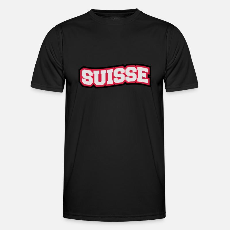Suisse Design - Men's Functional T-Shirt - black