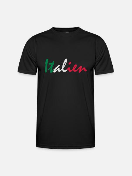 italy - Men's Functional T-Shirt - black