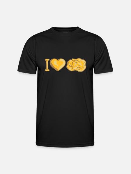 I love gold - Men's Functional T-Shirt - black