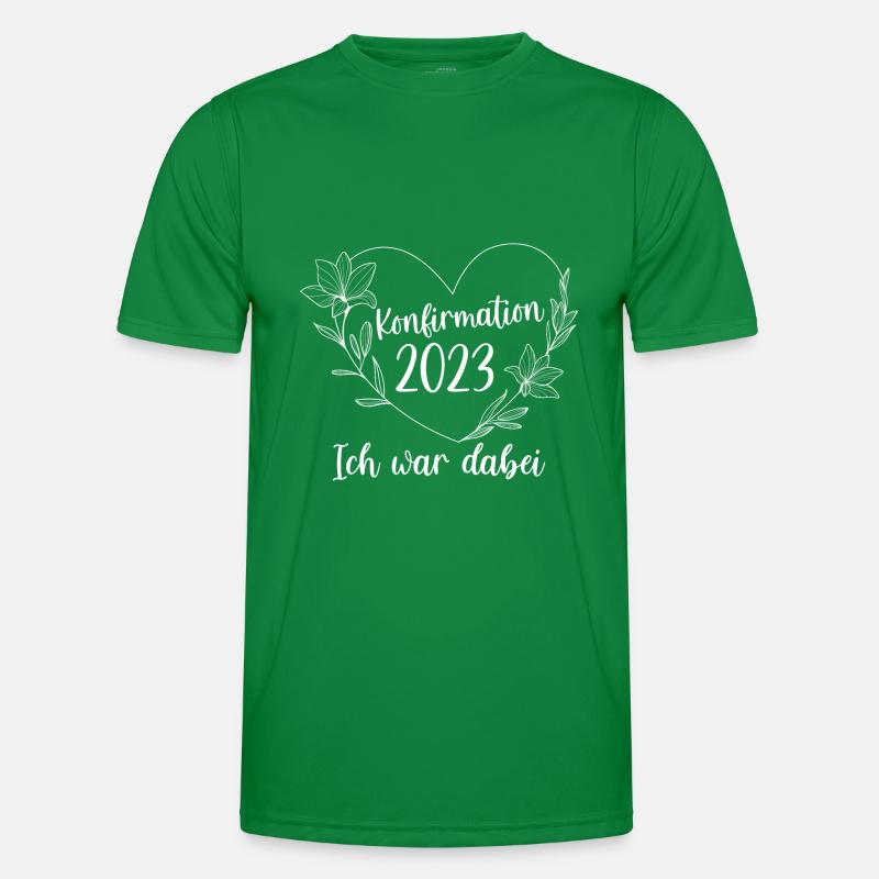 Konfirmation 2023 ich war dabei Konfirmand Männer Funktions-T-Shirt