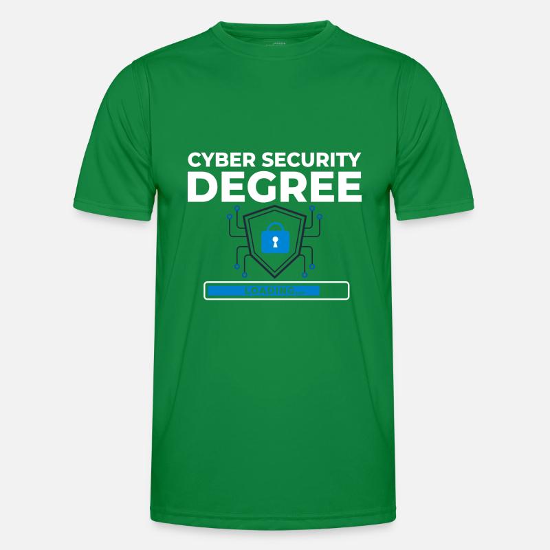 Cyber Security Information Computer Sicherheit Männer Funktions-T-Shirt