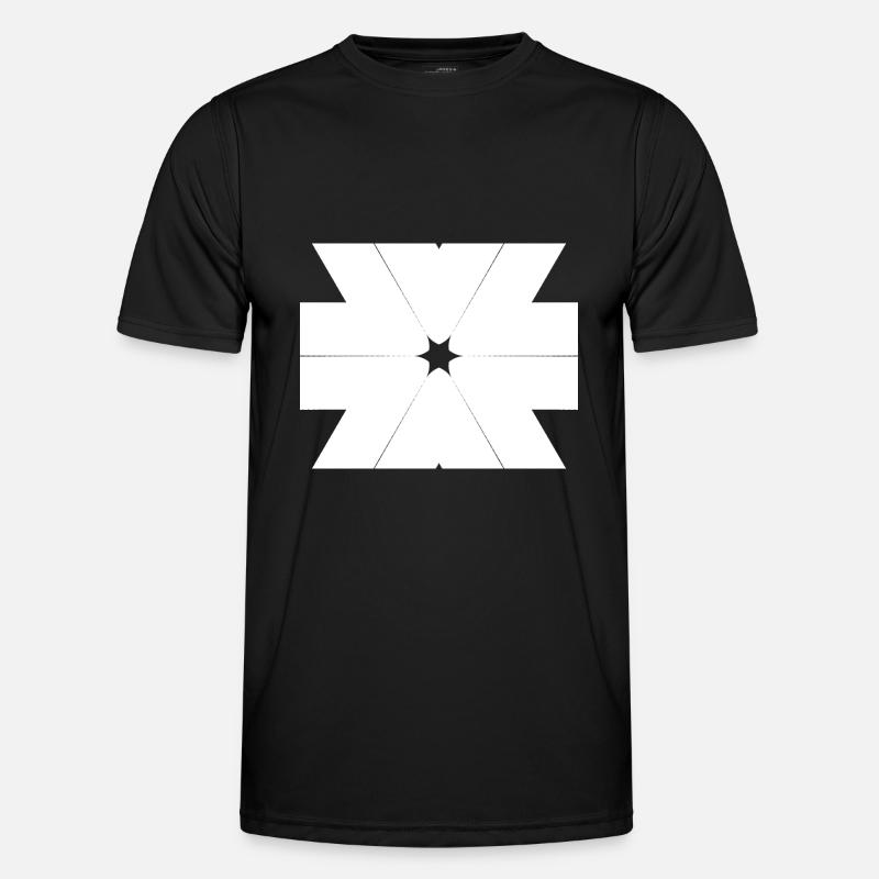 | patterns Star | Symbol - Men's Functional T-Shirt - black