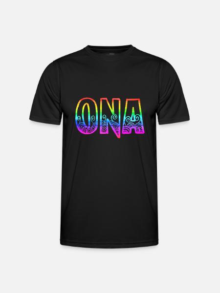 ona rs rainbow - Men's Functional T-Shirt - black