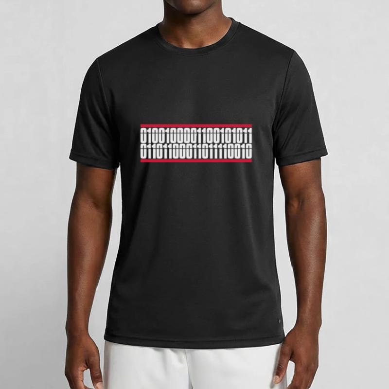 Langage de programme de code binaire T-shirt sport Homme