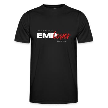 Lustige Chef Sprüche Cooler Cheffe Arbeitgeber - Männer Funktions-T-Shirt - Schwarz - Vorne - AI Model Male 178 dark (178cm)