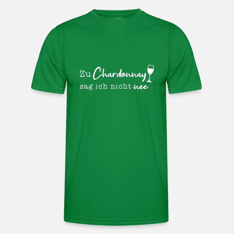 Chardonnay? Oui! (édition blanche) T-shirt sport Homme