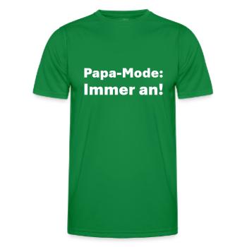 La mode papa : toujours allumée ! - T-shirt sport Homme - vert - Devant - AI Model Male 178 dark (178cm)