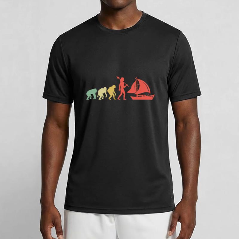 Evolution Boating Paddle Boat Men's Functional T-Shirt