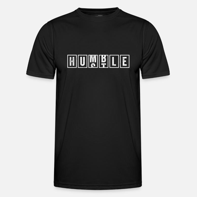 Hustle Humble - humble hustle - Men's Functional T-Shirt - black