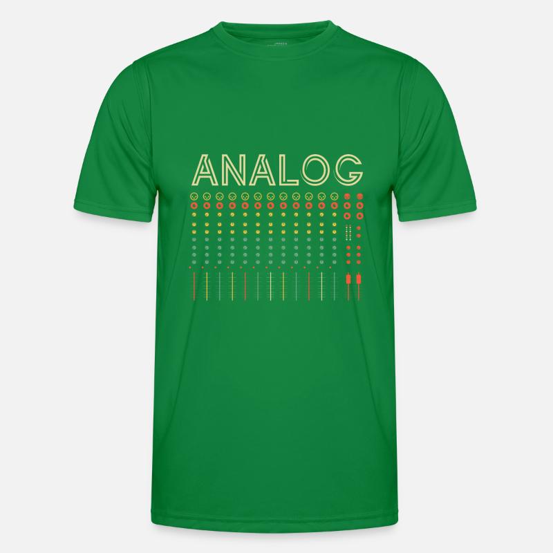 Retro Modular Synthesizer Synthesizer Analog Synth Men's Functional T-Shirt