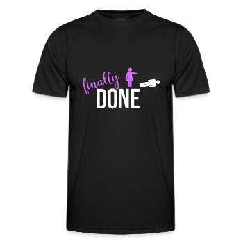 Divorces divorce - T-shirt sport Homme - noir - Devant - AI Model Male 178 dark (178cm)