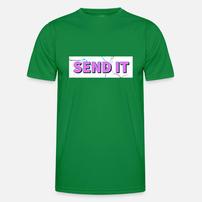 SEND IT Box Logo Men's Functional T-Shirt