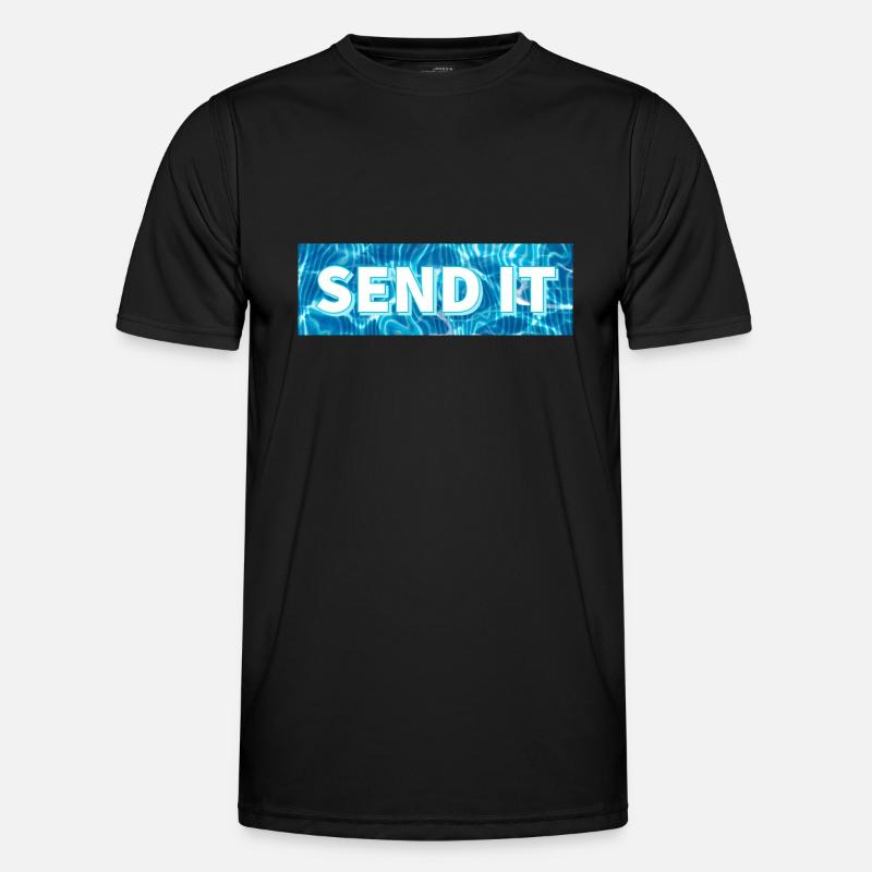 SEND IT Boxlogo Männer Funktions-T-Shirt