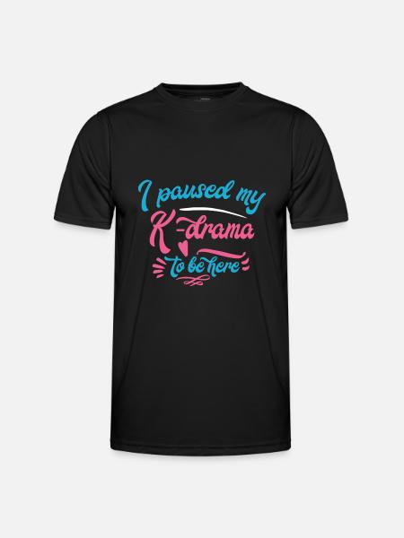 K-Pop K-Drama Kpop Kdrama Corée Hallyu Séoul - T-shirt sport Homme - noir