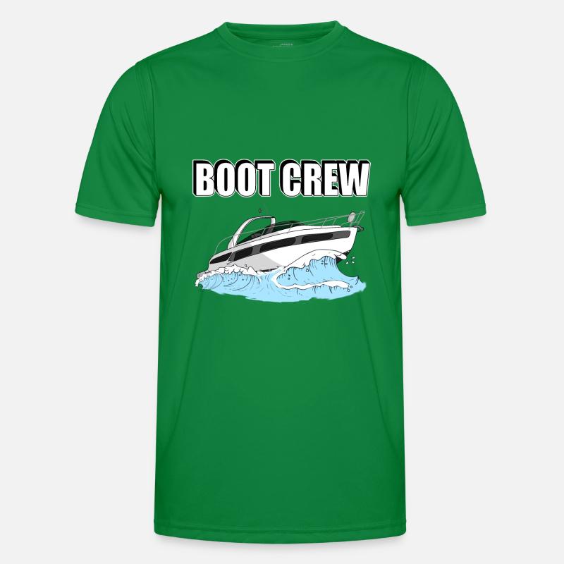 Boot Crew Motorboot Männer Funktions-T-Shirt