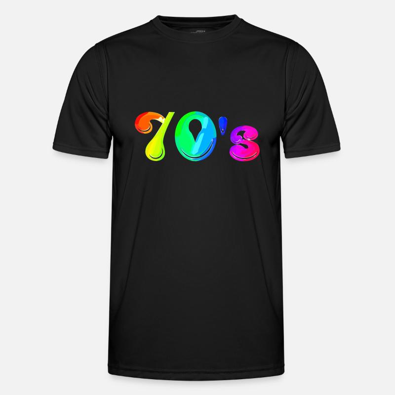 70s | Seventies | Decade | Symbol Men's Functional T-Shirt