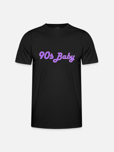 90's baby - Men's Functional T-Shirt - black
