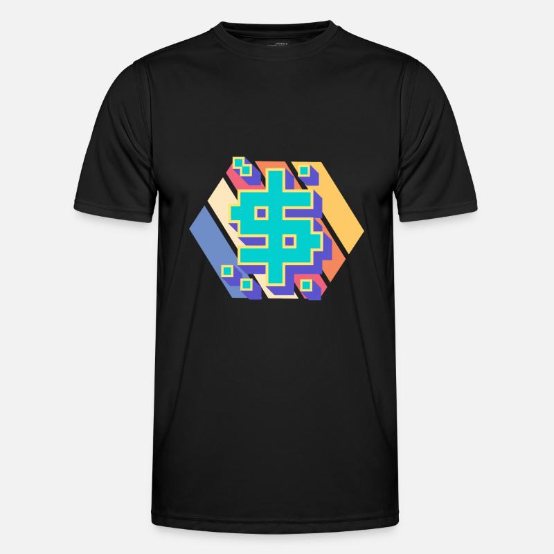Crypto Btc Bitcoin Blockchain Lovers Crypto Tra Men's Functional T-Shirt
