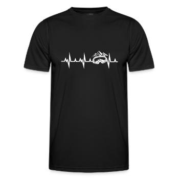 Snowboard Snowboarder - T-shirt sport Homme - noir - Devant - AI Model Male 178 dark (178cm)