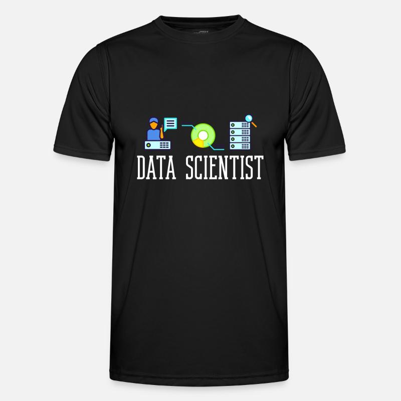Data Scientist Data Science Science - T-shirt sport Homme - noir