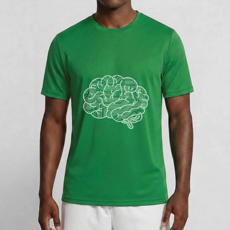 Programmer Brain funny coding for woman men Männer Funktions-T-Shirt