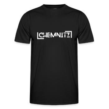 Chemnitz - Männer Funktions-T-Shirt - Schwarz - Vorne - AI Model Male 178 dark (178cm)